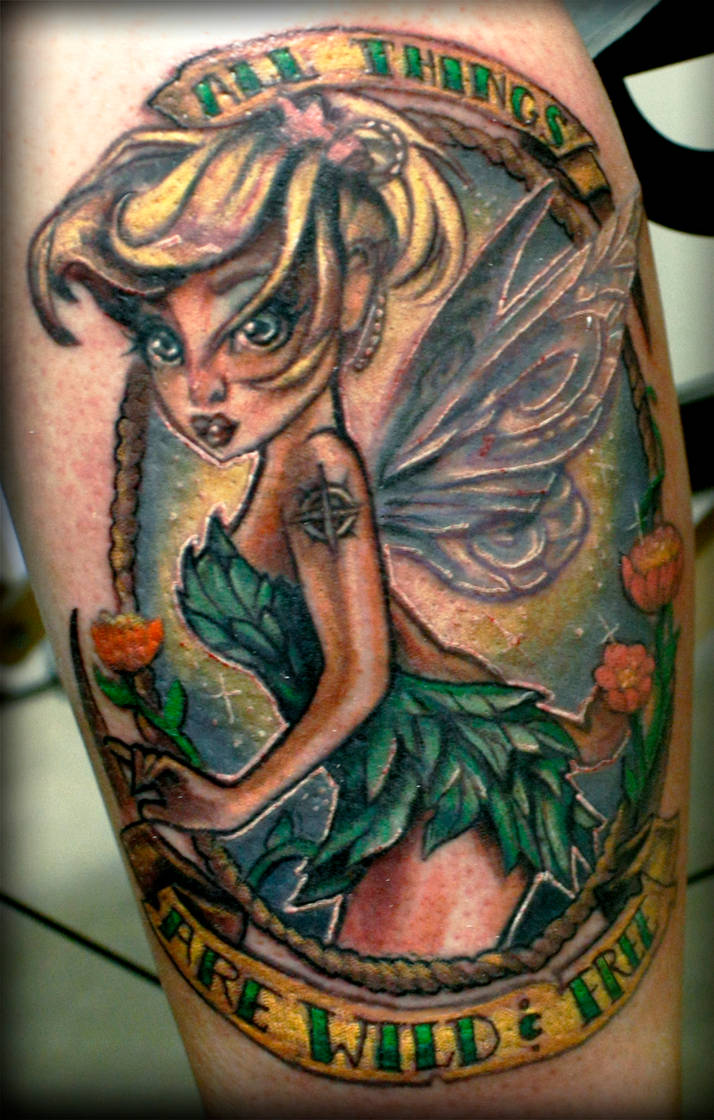 Tinkerbell Tattoo by illogan on DeviantArt