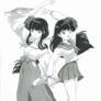 Kagome and Kikyo