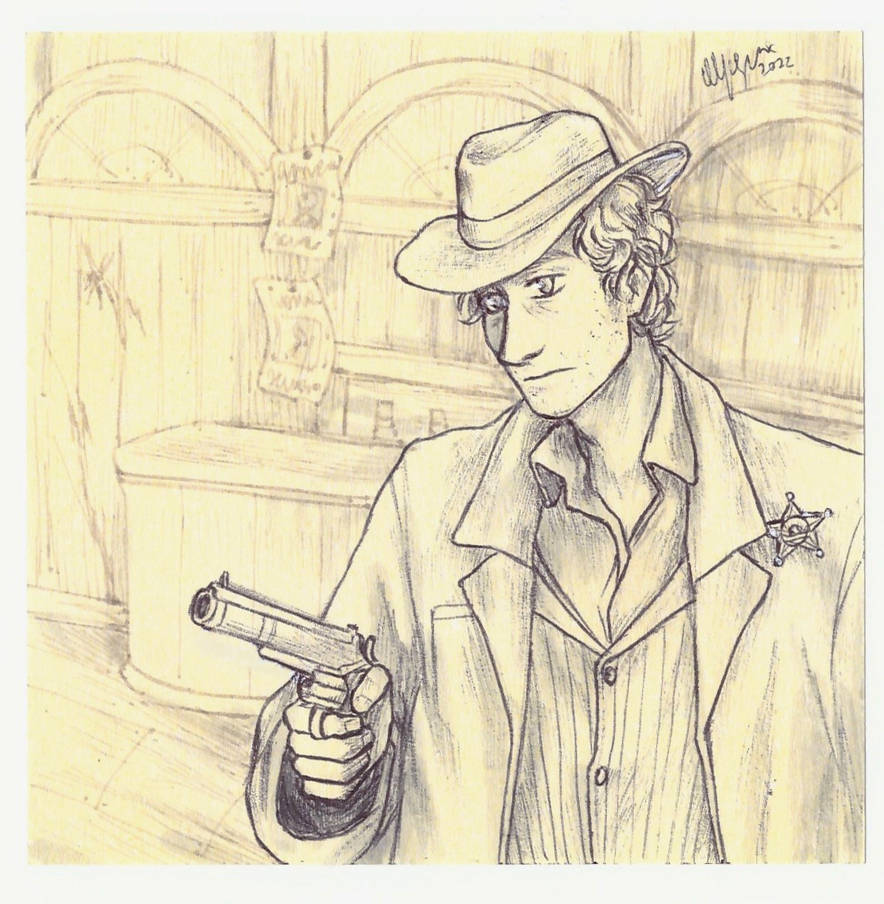 Long Ranger Drawing A lone Ranger by natricidae on DeviantArt