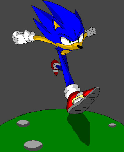 Sonic running animation by FayeleneFyre on DeviantArt