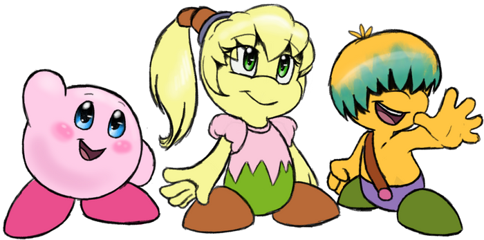 Kirby, Fumu, and Bun