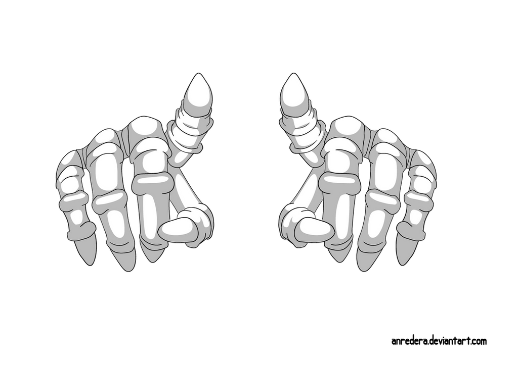 Skeleton hand by anredera on DeviantArt