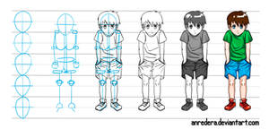 Base draw muscle of men and women - tutorial by anredera on DeviantArt