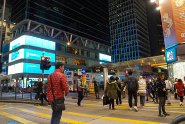 The crossroads at Mongkok