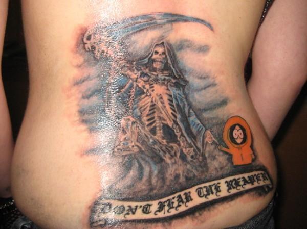 Kenny Death tattoo