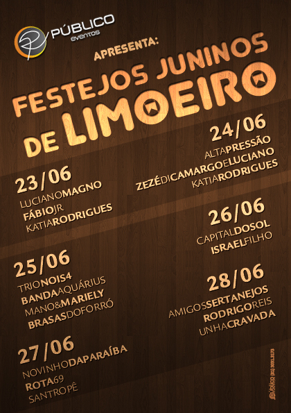Flyer - Festejos de Limoeiro
