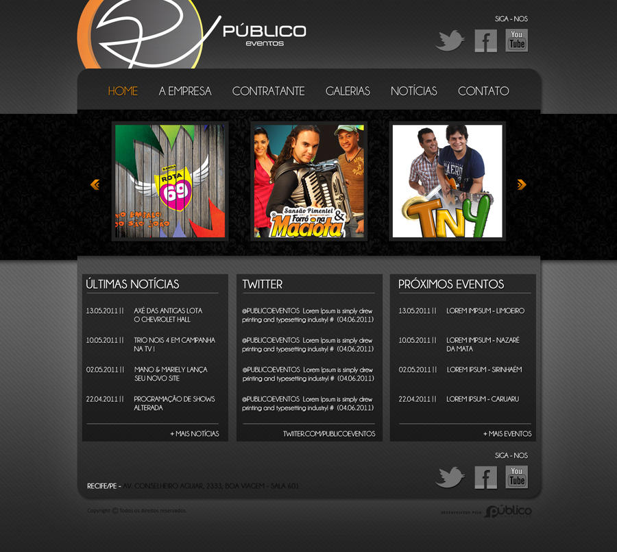 Layout - Publico Eventos