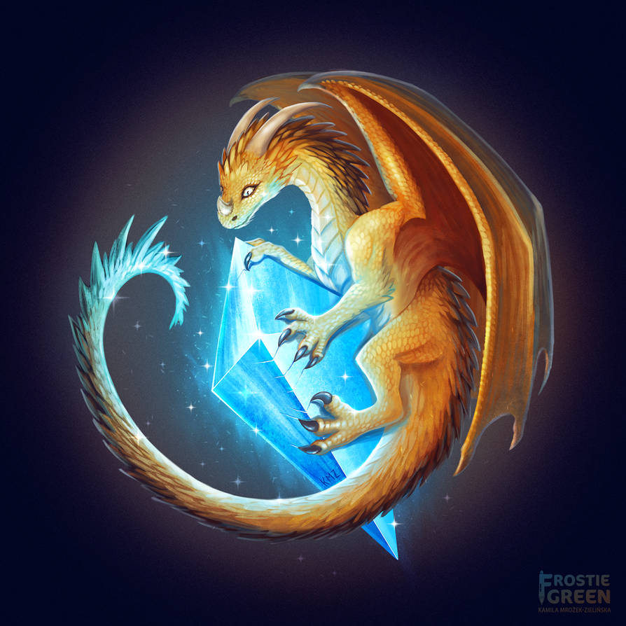 Dragon Crystal by FrostieGreen on DeviantArt
