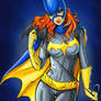 Batgirl Coloring Marker Style