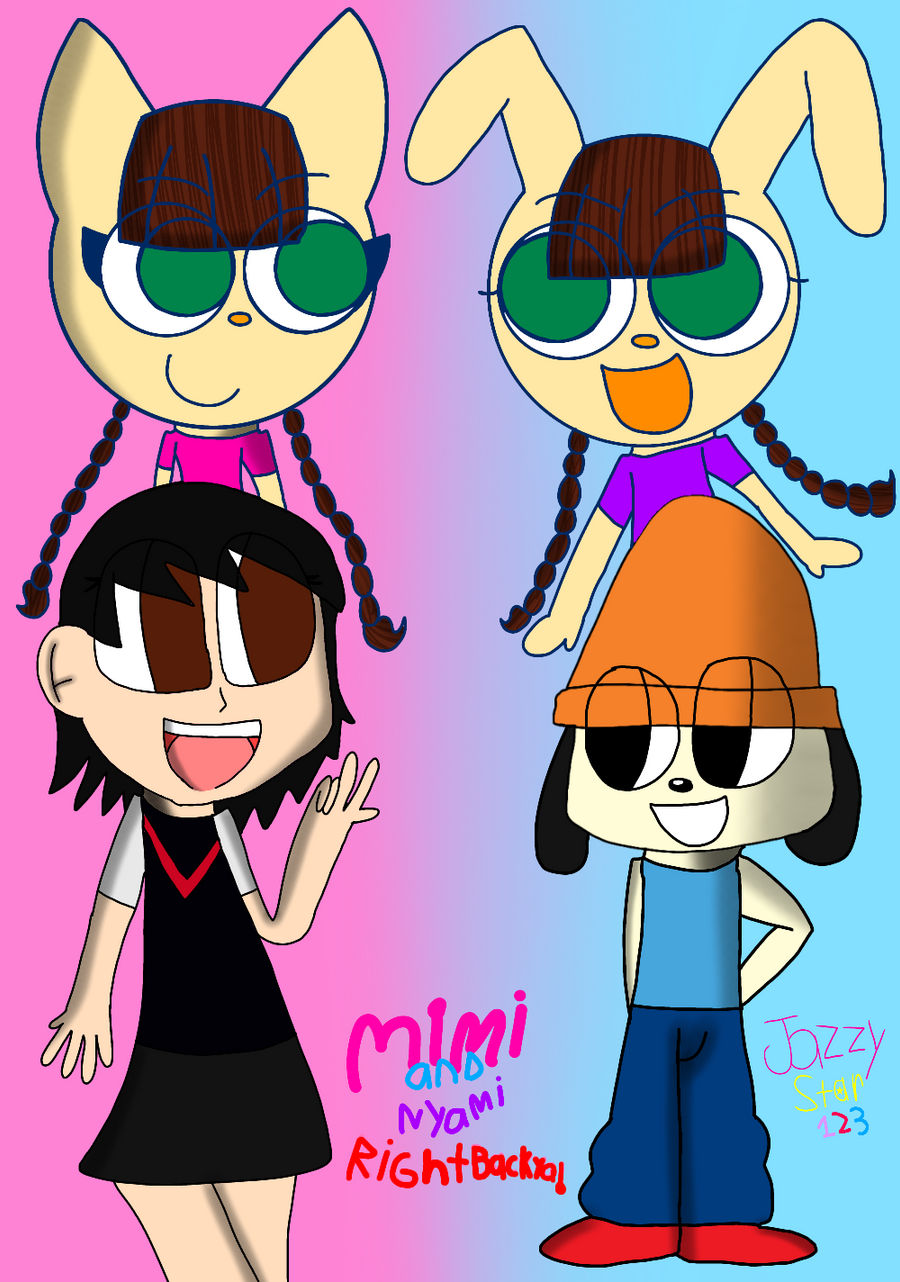 Mimi nyami and peni Parker and parappa the rapper! by Jazzystar123 on ...