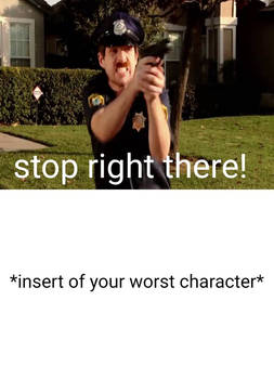 Sergeant Anous says stop to *blank*