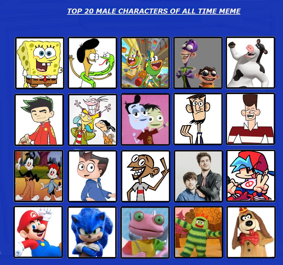 Top 20 favorite Male Characters (JS123 version) by Jazzystar123 on ...
