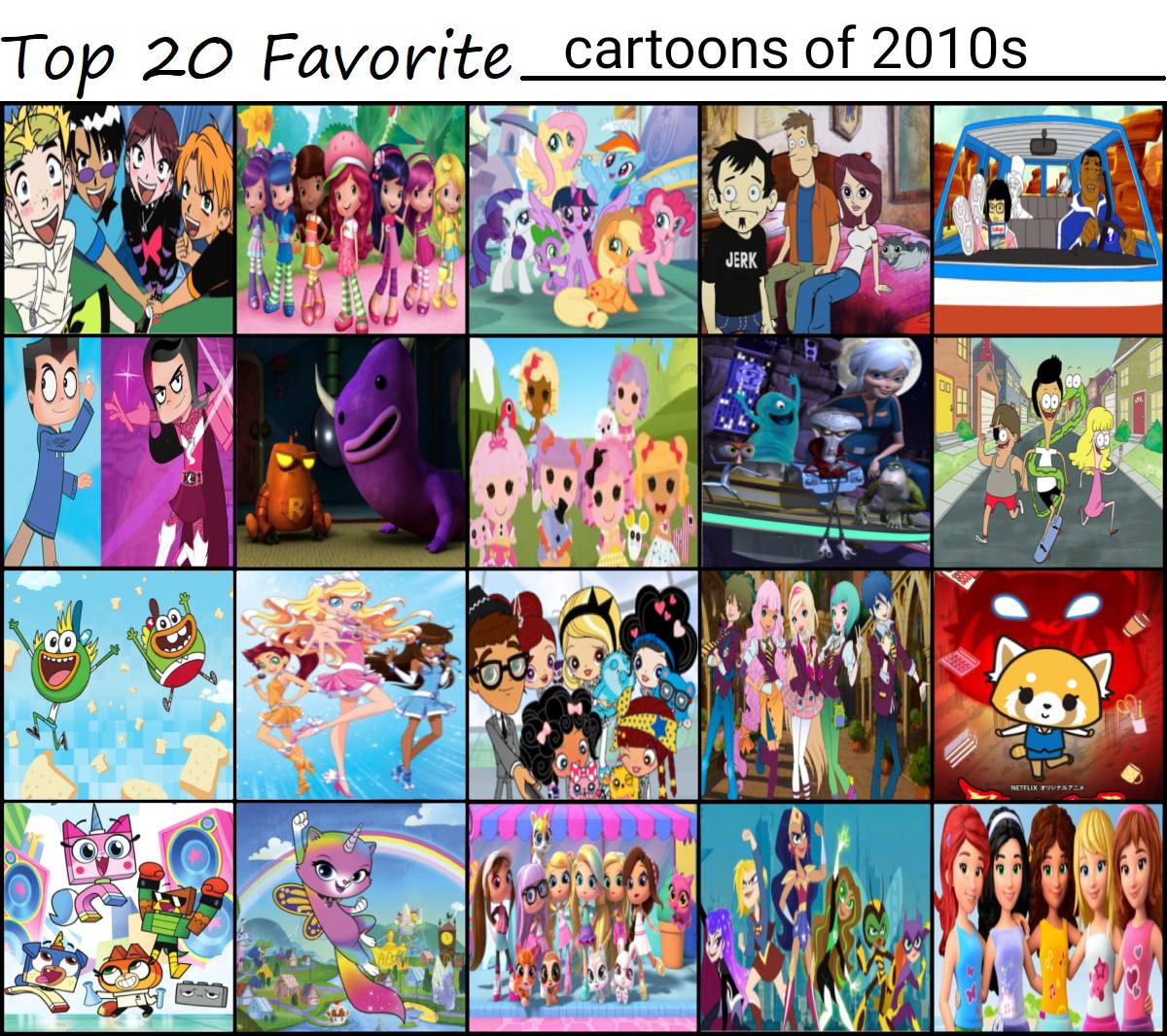 Cartoon network shows 2000s 2010s by julinhafidelis on DeviantArt