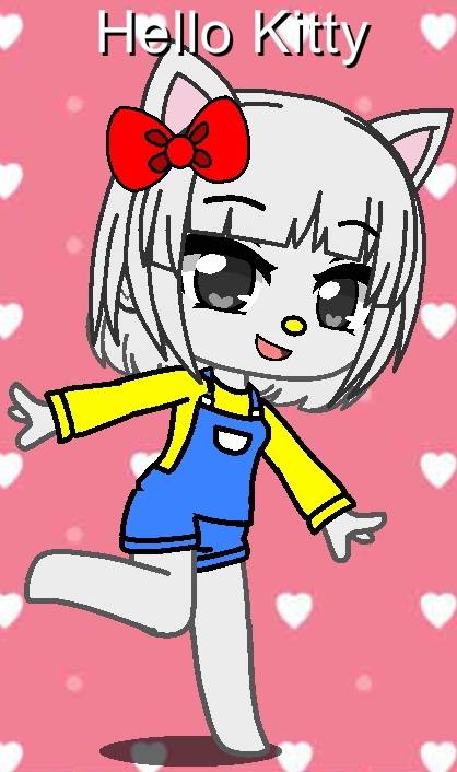 gacha oc*}  Character design, Hello kitty videos, Club design