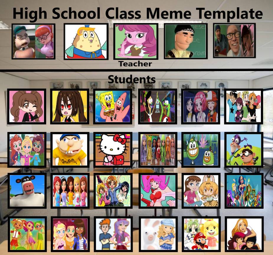 High School Class Meme (jazzystar123 version) by Jazzystar123 on DeviantArt