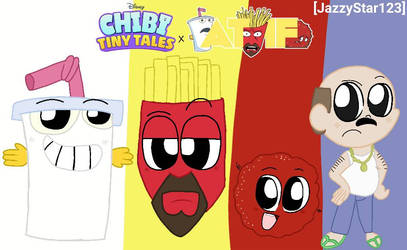 Aqua Teen Hunger Force In Chibi Tiny Tales Style by Jazzystar123