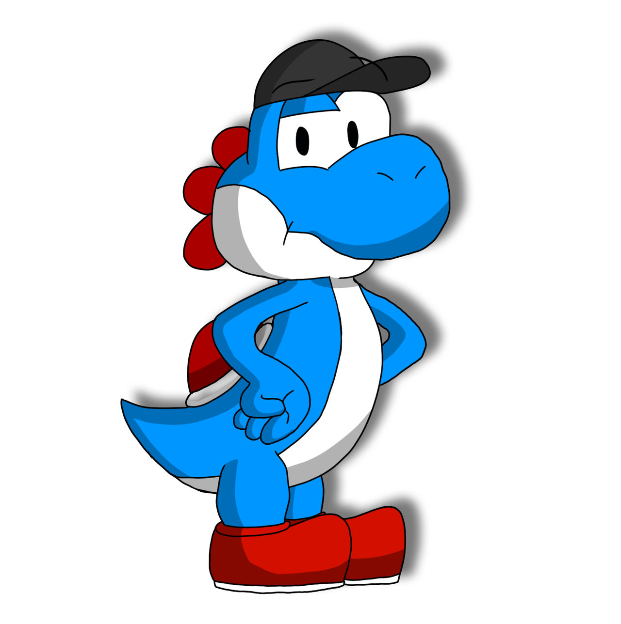 RanKam the Blue Yoshi by RanKam on DeviantArt