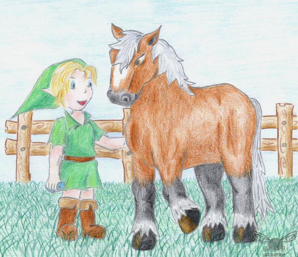 Giftart - Chibi Link n Epona