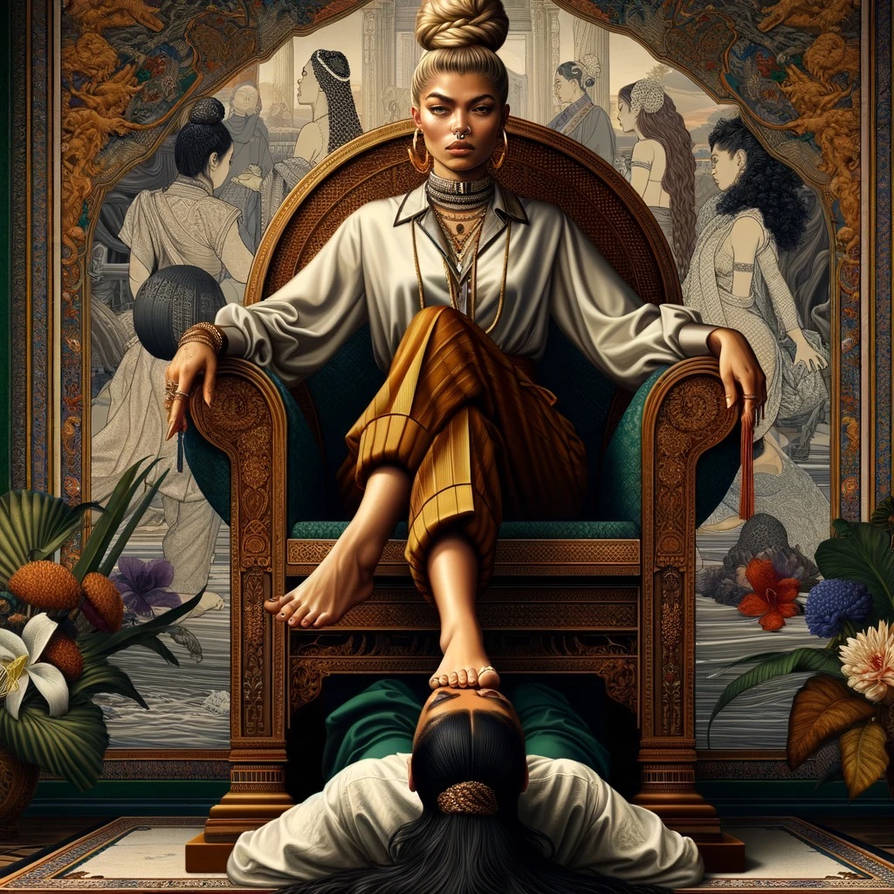 The Queen And Her Foot Slave By Rihan21 On DeviantArt the-queen-and-her-foot-slave-by-rihan21-on-deviantart