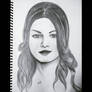 sketch of mila kunis 