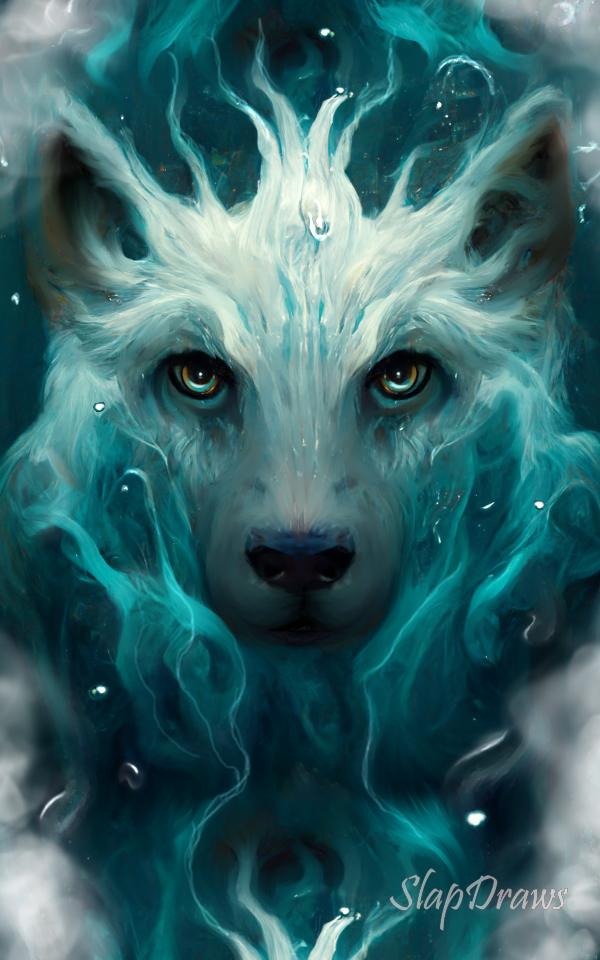 Fogo e Agua by Jade583 on DeviantArt  Fireboy and watergirl, Super powers  art, Wolf painting