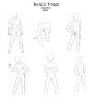 Basic Poses 4- Male