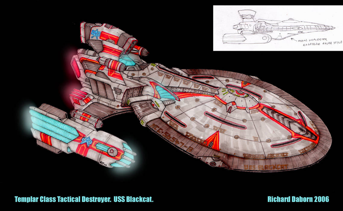 Star Trek Federation Destroyer by Richard-Daborn