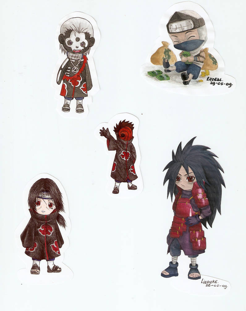 Akatsuki Random Random akatsuki chibi's by Liedeke on DeviantArt