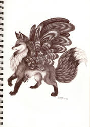 Winged fox