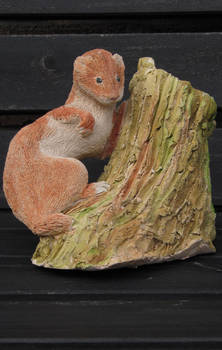 weasel sculpture