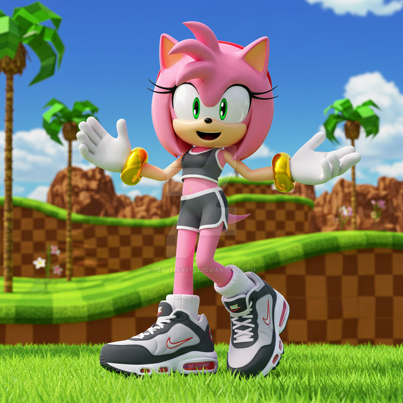 COMMISSIONS OPEN Amy In Nike Running Sneakers 1 By PeaceBeast92 On commissions-open-amy-in-nike-running-sneakers-1-by-peacebeast92-on
