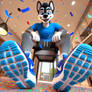 COMMISSIONS OPEN! - Wesley in running sneakers 1