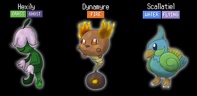 Fakemon Starters Contest Entry