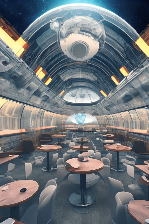 Spacecafe inspiration by aiArtCollage on DeviantArt