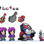 mirror Kirby characters sprites