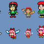 Adeleine and ribbon Evolution