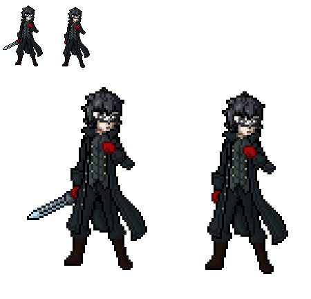 Joker Persona 5 Pixel Art