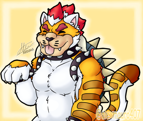 Meowser Sticker Deviantart Meowser Fan Art by alexmauricio407 on DeviantArt