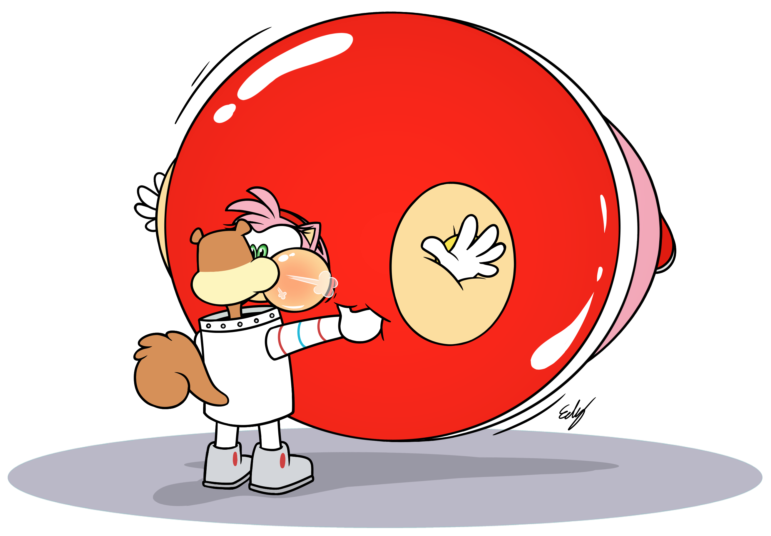 Sandy Puffs Amy by EdyHelado on DeviantArt