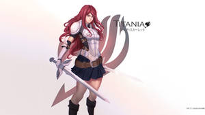 Erza Scarlet-Titania  (wallpaper version)