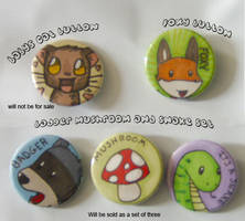 Cute Animal Buttons