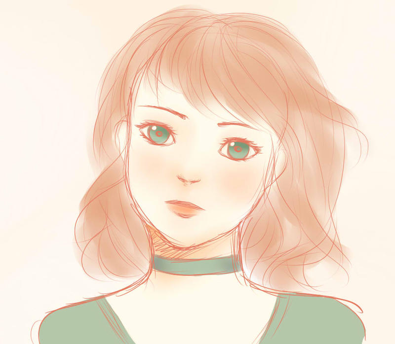The Girl With the Green Ribbon Around Her Neck by yuri-chan1018 on ...