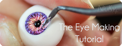 The Eye Making Tutorial - collection of parts