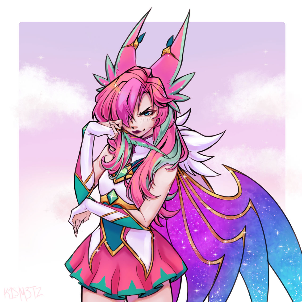 redeemed star guardian xayah by k1sm3tz on DeviantArt