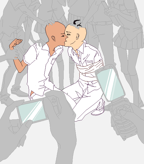 Forced kiss yaoi