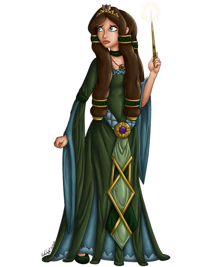 Aelwen Character Illustration 1 by InkRose98