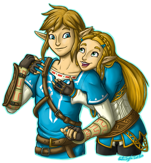 BOTW Zelink Hugs