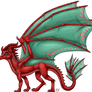 Aelwen's Dragon Form (Shaded)