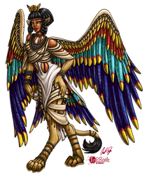 Dragon Queen: Lady Nailah of the Sphinx by InkRose98