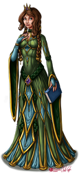 Princess Aelwen Illustration by InkRose98